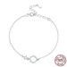 925 Sterling Silver Ring Bracelet For Women