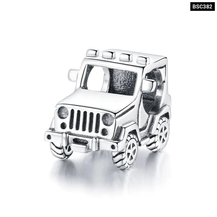 925 Sterling Silver Off-road Vehicle Charms For Women