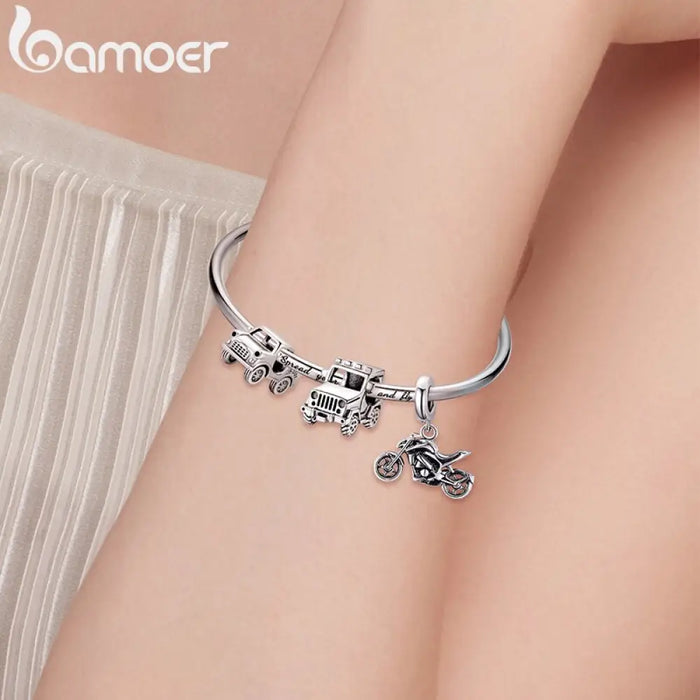 925 Sterling Silver Off-road Vehicle Charms For Women