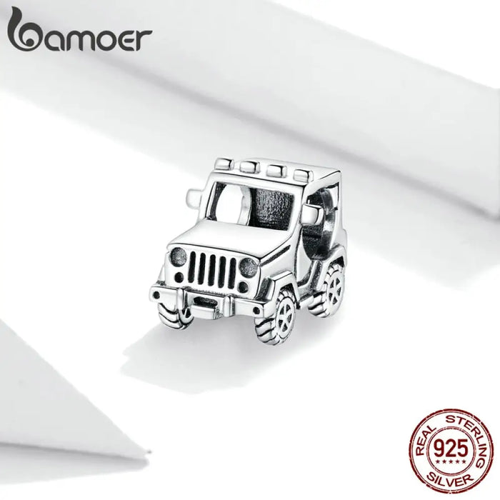 925 Sterling Silver Off-road Vehicle Charms For Women