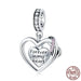 925 Sterling Silver Shining Infinite Love Charm Forever