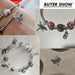 925 Sterling Silver Shiny Dragonfly Charm For Diy Bracelet