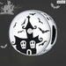 925 Sterling Silver Skull Man Ghost Haunted House Charm For