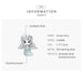 925 Sterling Silver Snow Fairy Charm For Plated Platinum