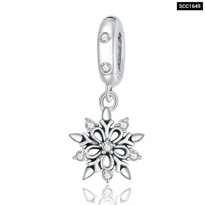 925 Sterling Silver Snow Fairy Charm For Plated Platinum