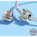 925 Sterling Silver Sweet Home Loft Villa Charms Fit