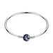 925 Sterling Silver Universe Series Star & Moon Beads Blue