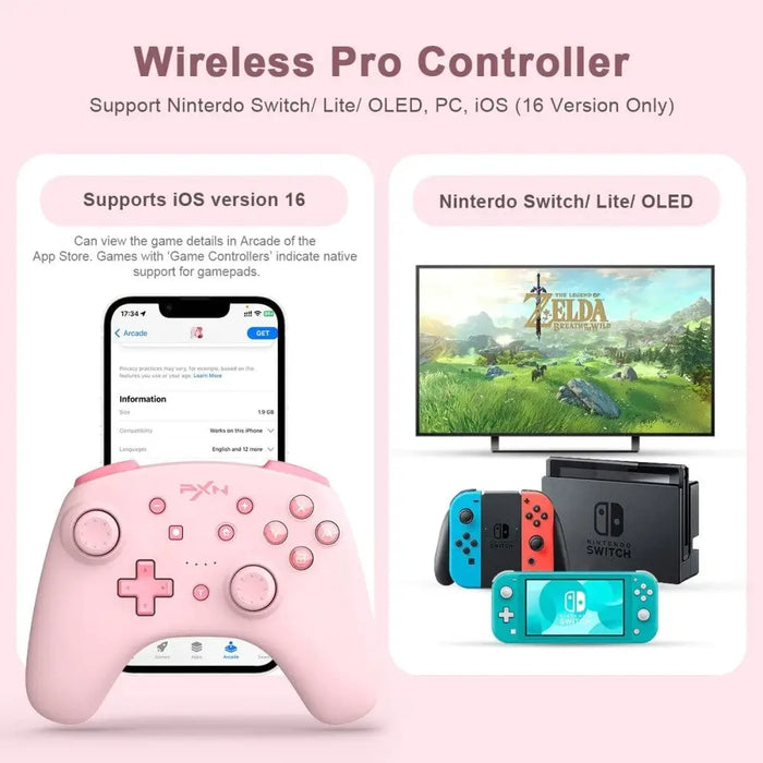 9607 Wireless Switch Controller Joystick Gamepad With Nfc