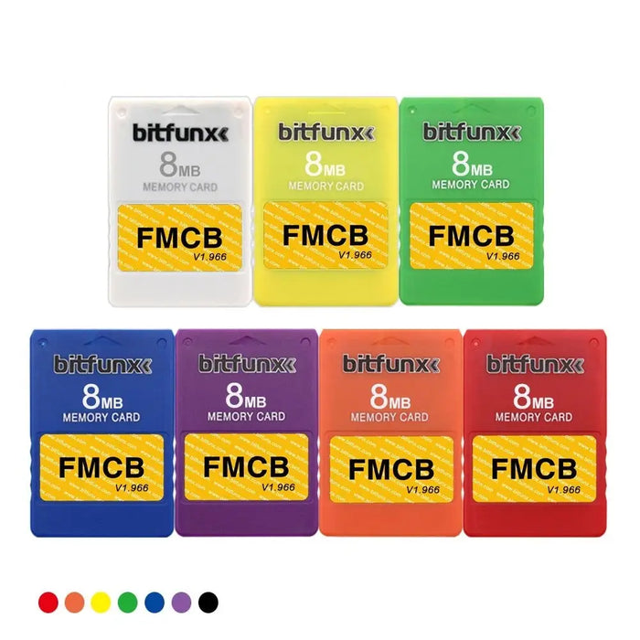 V1.966 8mb Colorful Fmcb Free Mcboot Memory Card Eight