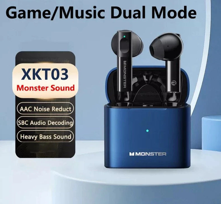 Wireless Bluetooth 5.2 Xkt03 Noise Reduction Hifi Stero Music Earphones With 300Mah Long Standby & Mic