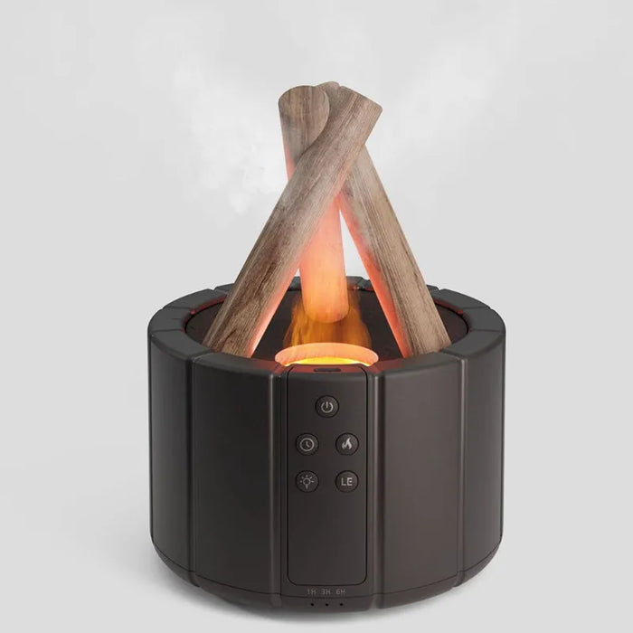 H9 Usb Air Humidifier Aroma Diffuser With Fire Flame Light
