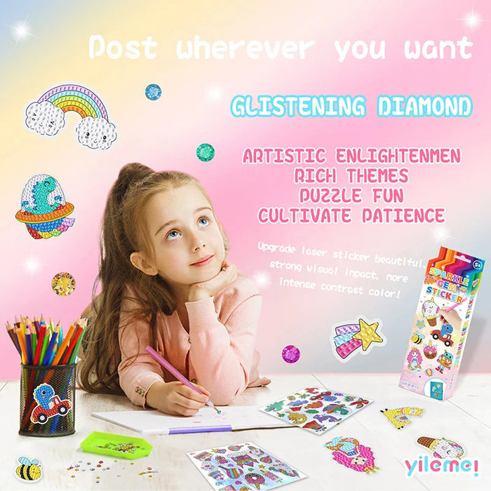 Diy Unicorn Mermaid Diamond Painting Sticker