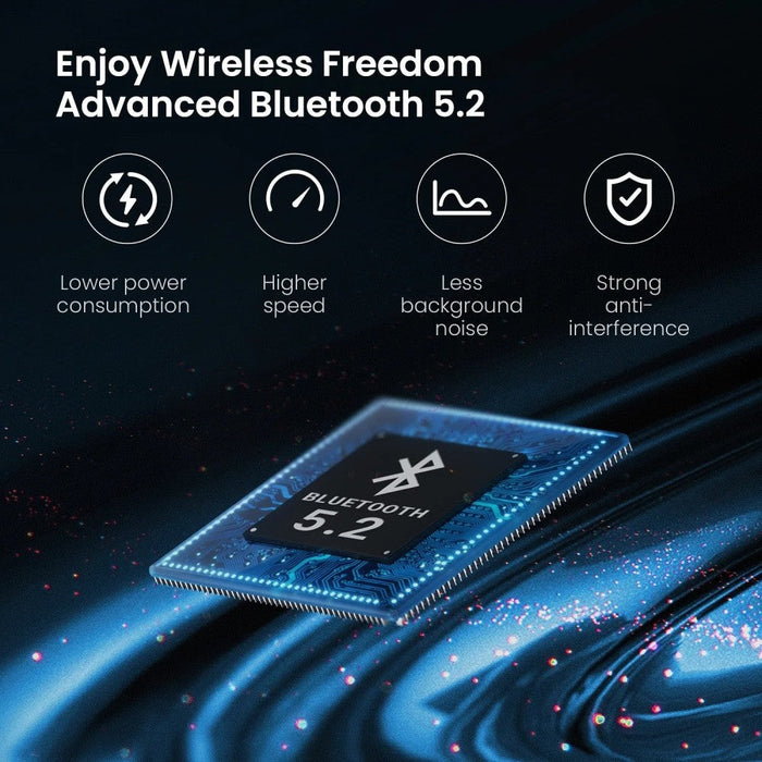 True Wireless Dual-master Chip 20H Battery Life Bluetooth 5.2 Earphones
