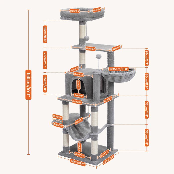 Multi Level Cat Tree Condo Perch