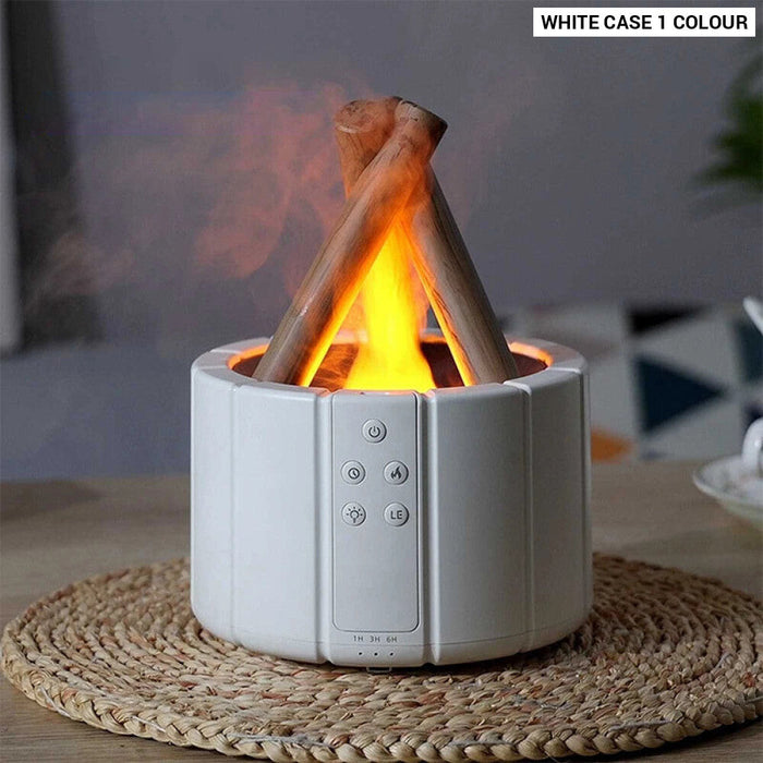 H9 Usb Air Humidifier Aroma Diffuser With Remote Control And Flame Light
