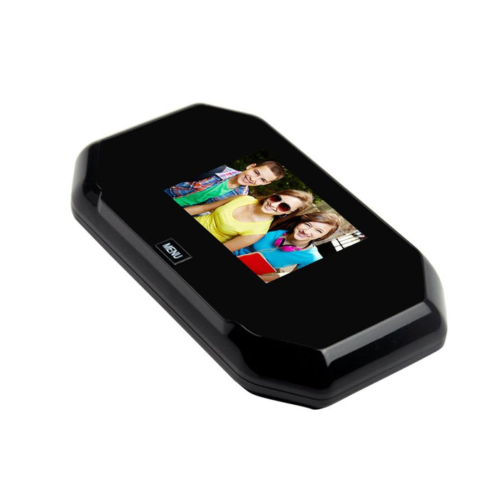 3 Inch Screen 1.0Mp Security Camera Taking Picture Door Peephole Support Tf Card Black