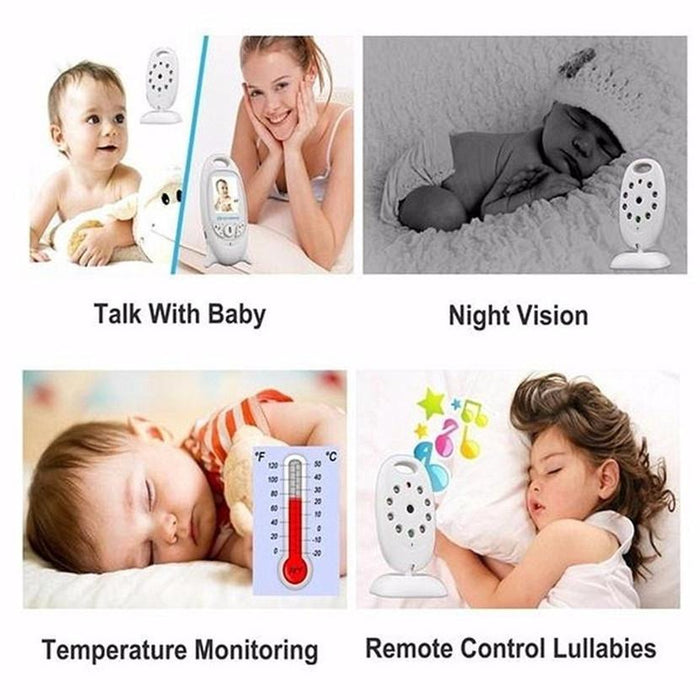 2.0 Inch Lcd Screen Hassle-Free Portable Baby Monitor Support Two Way Talk Back Night Vision