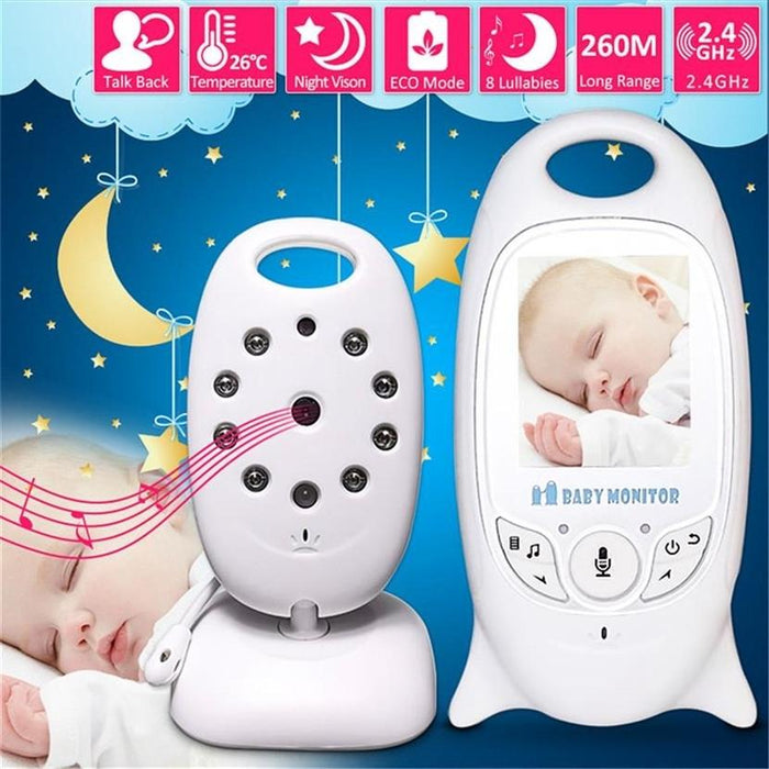 2.0 Inch Lcd Screen Hassle-Free Portable Baby Monitor Support Two Way Talk Back Night Vision