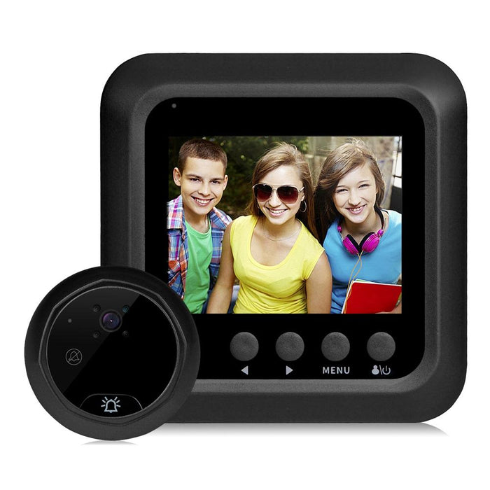 2.4 Inch Screen 2.0Mp Security Camera No Disturb Peephole Viewer Doorbell Support Tf Card / Night Vision / Video Recording