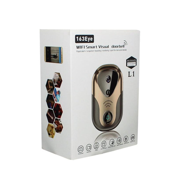 Smart Visual Wifi 1.3Mp Network Hd Intercom Doorbell Support Micro Sd Card & Night Vision