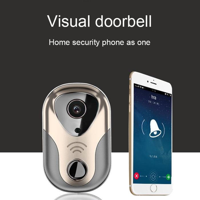 Smart Visual Wifi 1.3Mp Network Hd Intercom Doorbell Support Micro Sd Card & Night Vision