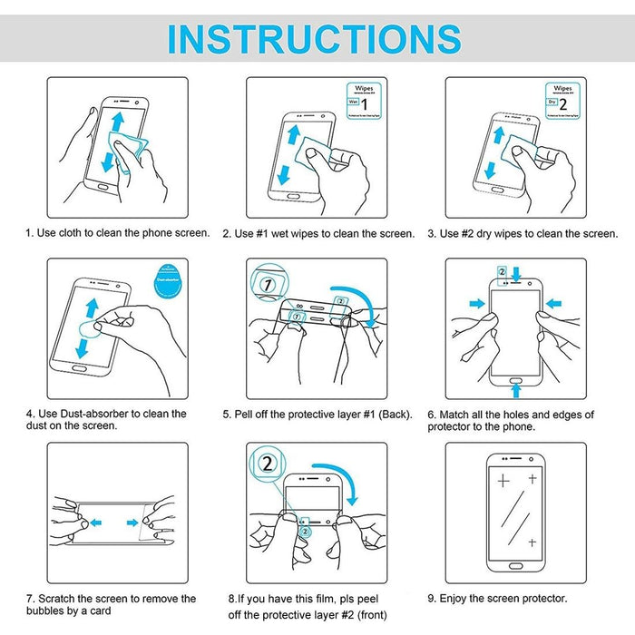 75 Pcs For Asus Zenpad 10 / Z300 0.3Mm 9H Hardness Tempered Glass Screen Film