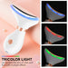 3 Colour Led Facial Neck Massager For Lifting And Wrinkle