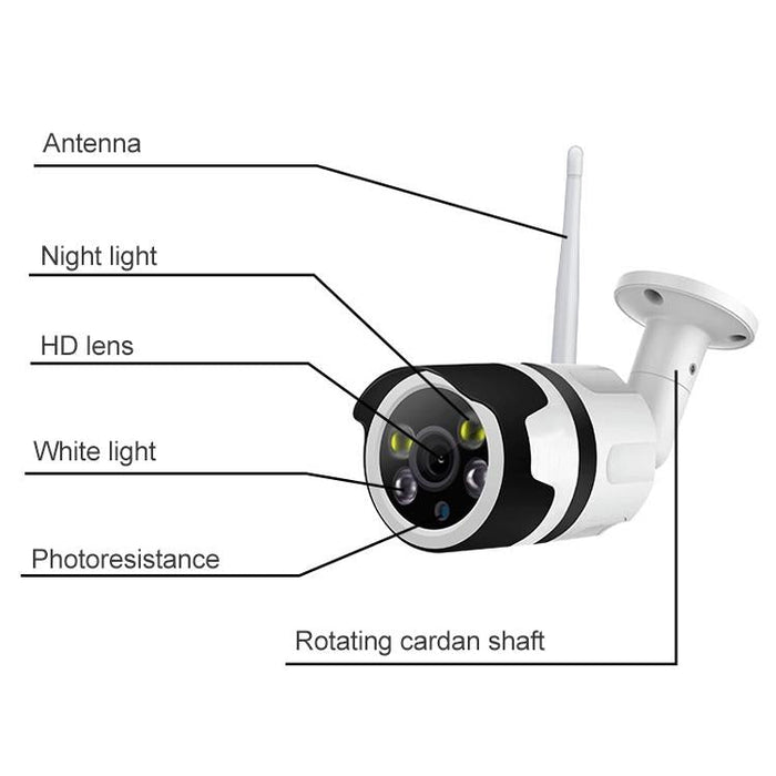 Security Surveillance Camera Wifi Intelligent High-Definition Network Waterproof Ip66 Indoor And Outdoor Universal Surveillance Camera