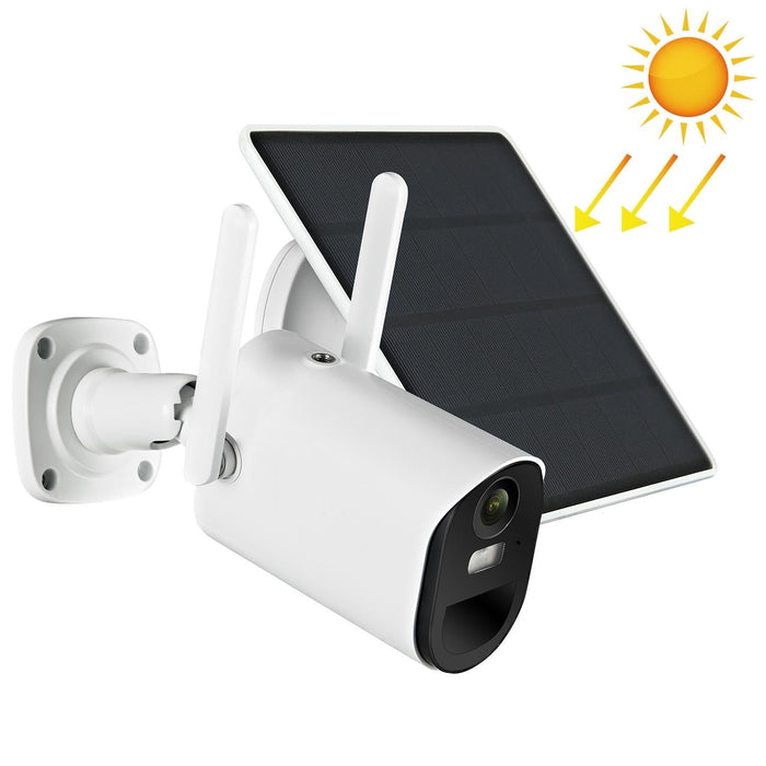 1080P Full Hd Solar Powered Wifi Camera Support Motion Detection Night Vision Two Way Audio Tf Card