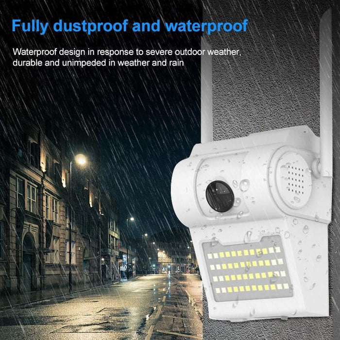 2.0 Million Pixels 1080P Hd Wall Lamp Smart Camera Support Full-Colour Night Vision / Motion Detection / Voice Intercom / Tf Card