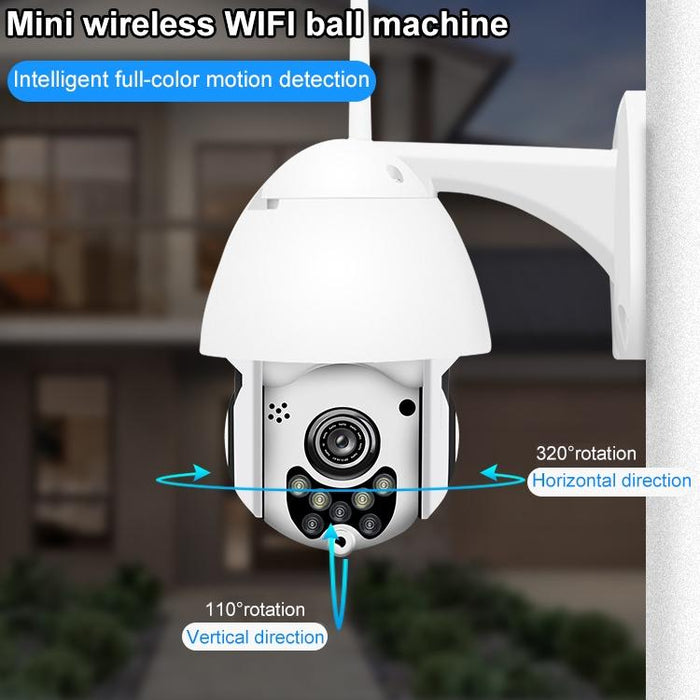 1080P Hd Full-Colour Night Vision Ip65 Waterproof Wifi Smart Camera Support Motion Detection / Tf Card