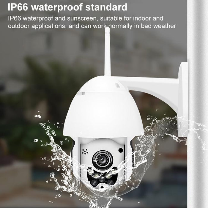 1080P Hd Full-Colour Night Vision Ip65 Waterproof Wifi Smart Camera Support Motion Detection / Tf Card