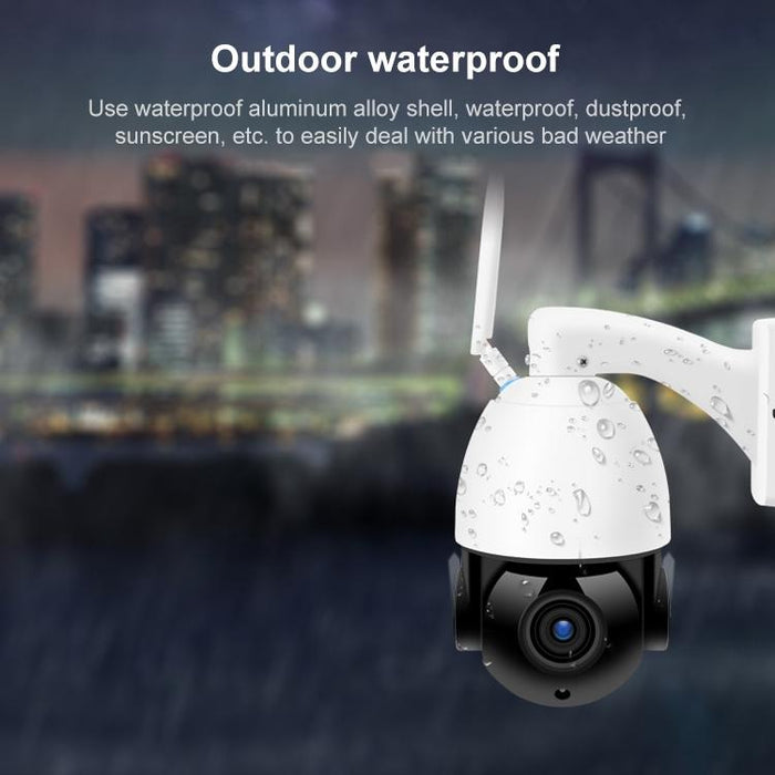 2.0 Million Pixels 1080P Hd 20X Zoom Wireless Wifi Dome Smart Camera Support Infrared Night Vision / Motion Detection / Voice Intercom / Tf Card