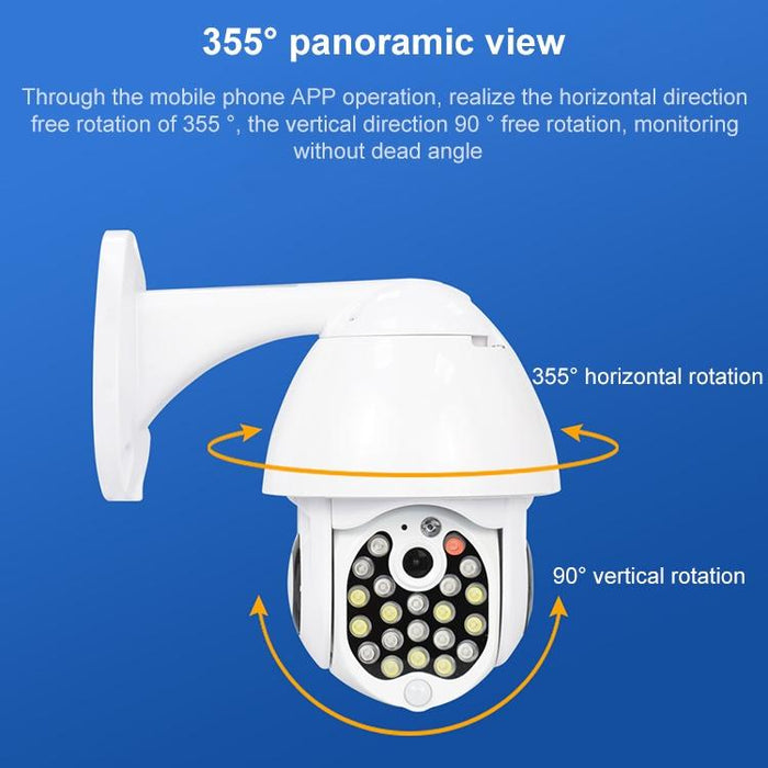 2 Million Pixels Wifi High-Definition Surveillance Camera Outdoor Dome Camera Support Night Vision & Two-Way Voice & Motion Detection