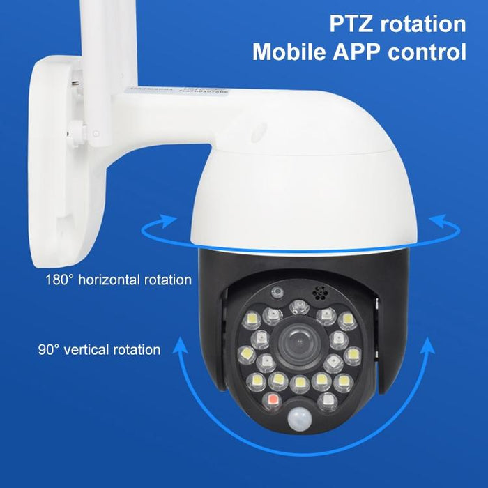 1080P Wifi High-Definition Surveillance Camera Outdoor Dome Camera Support Night Vision & Two-Way Voice & Motion Detection