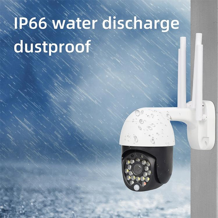 1080P Wifi High-Definition Surveillance Camera Outdoor Dome Camera Support Night Vision & Two-Way Voice & Motion Detection