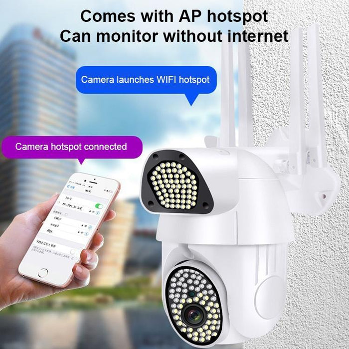 1080P Wifi High-Definition Surveillance Camera Outdoor Dome Camera Support Night Vision & Two-Way Voice & Motion Detection