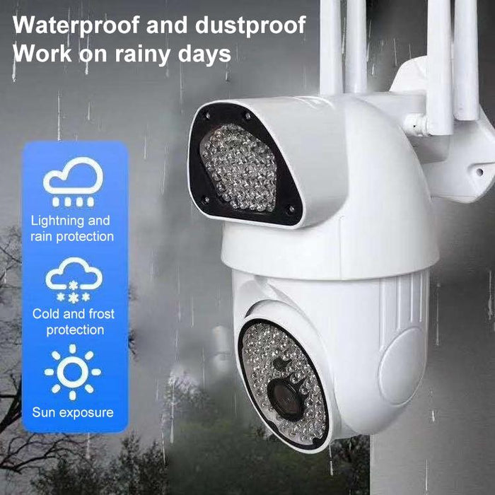 1080P Wifi High-Definition Surveillance Camera Outdoor Dome Camera Support Night Vision & Two-Way Voice & Motion Detection