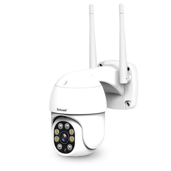 1080P Hd Outdoor Ptz Camera Support Two Way Audio / Motion Detection / Humanoid Detection / Colour Night Vision / Tf Card