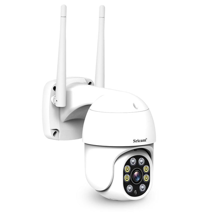 1080P Hd Outdoor Ptz Camera Support Two Way Audio / Motion Detection / Humanoid Detection / Colour Night Vision / Tf Card