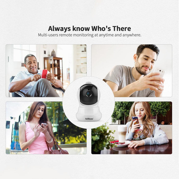 3.0 Million Pixels 1296P Hd Ai Ip Camera Support Two Way Talk / Auto Tracking / Humanoid Detection / Night Vision / Tf Card