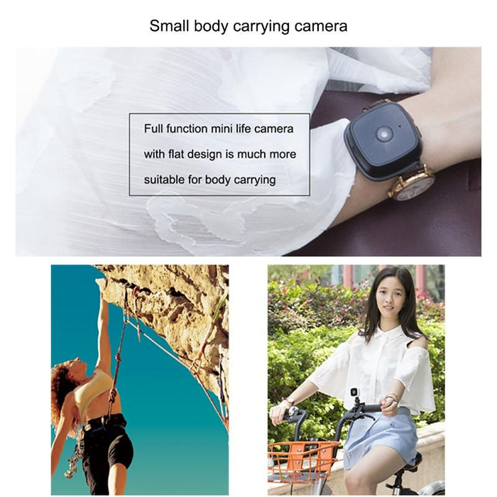 Hd 1280 X 720P 70 Degree Wide Angle Wireless Wifi Wearable Intelligent Surveillance Camera Support Infrared Right Vision & Motion Detection Alarm & Loop Recording & Timed Capture