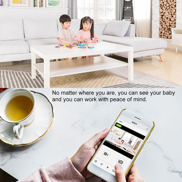 S8 Hd 1280 X 720P 140 Degree Wide Angle Wireless Wifi Intelligent Surveillance Camera Support Photosensitive Automatic Right Vision & Motion Detection & Loop Recording