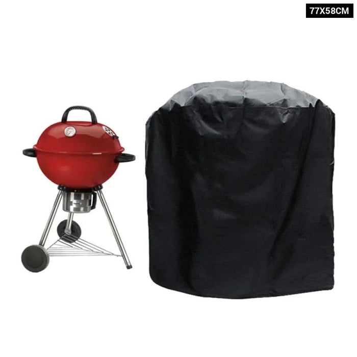 Black Waterproof BBQ Accessories Grill Cover Anti Dust Rain Gas Charcoal Electric Barbeque Grill Barbecue Supplies