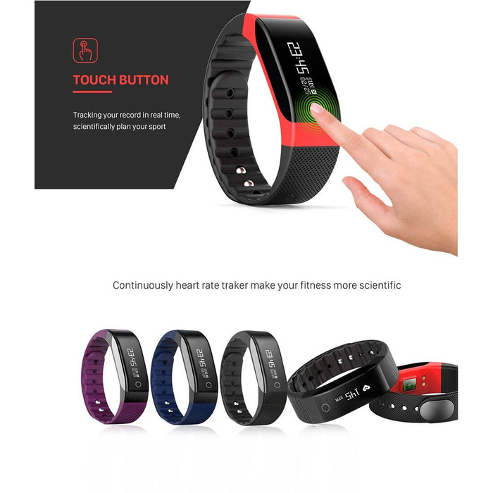 Waterproof Fitness Tracker Heart Rate Monitor