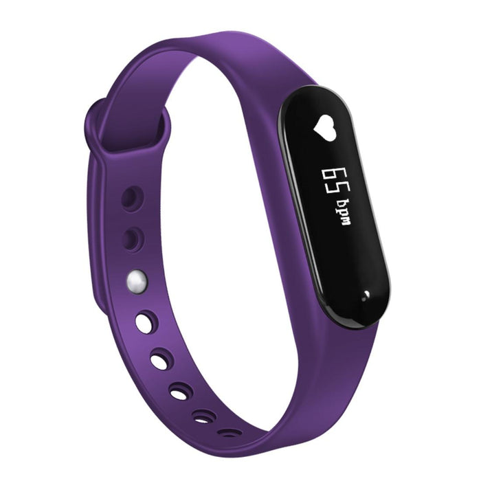 Oled Bluetooth Smart Bracelet Heart Rate Pedometer Sleep Monitor Calls Alarm Anti Lost Android/Ios Compatible