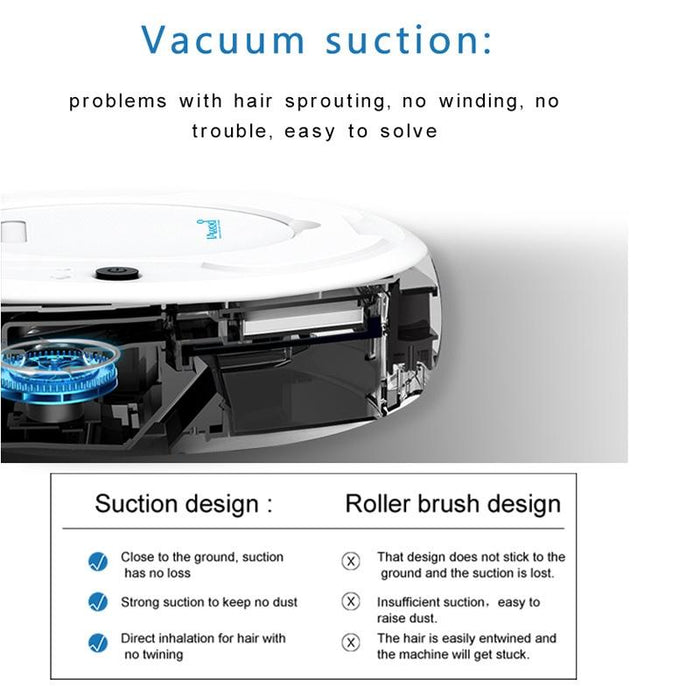 1800pa Large Suction Smart Household Vacuum Cleaner Clean