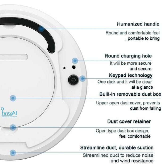 1800pa Large Suction Smart Household Vacuum Cleaner Clean