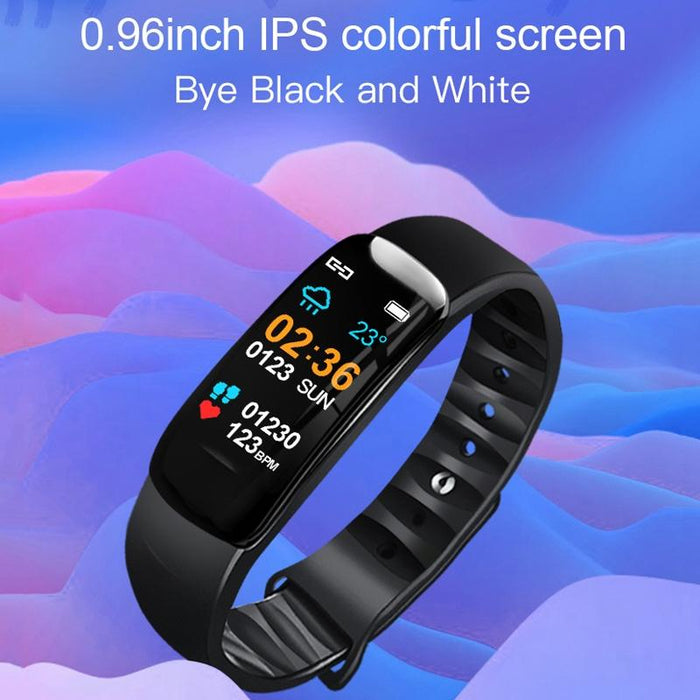 Smart Bracelet With Call Reminder Hr / Bp Monitoring Sleep / Sedentary Tracking And Remote Control