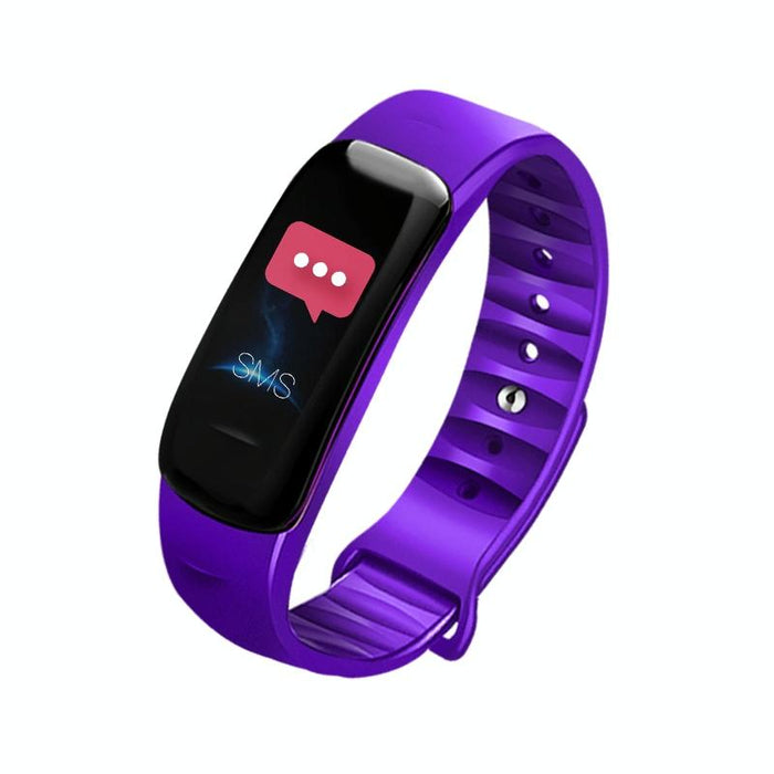 Smart Bracelet With Call Reminder Hr / Bp Monitoring Sleep / Sedentary Tracking And Remote Control